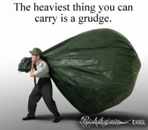Quote on holding grudge