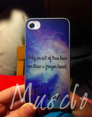 Frozen Disney Quote Galaxy for iPhone 4/4s iPhone by MuscleCustom, $14 ...