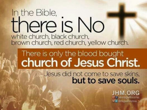 Jesus saves souls not skins