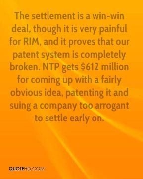 The Settlement Quotes