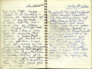 Dear Diary:1980 - October