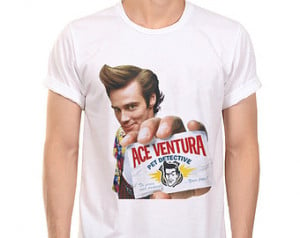Ace Ventura Pet Detective jim carey Men's T-Shirt tee comedy film ...