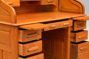 Antique Oak Roll Top Desk for Sale