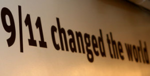 11 changed the world sign from New York 9/11 museum