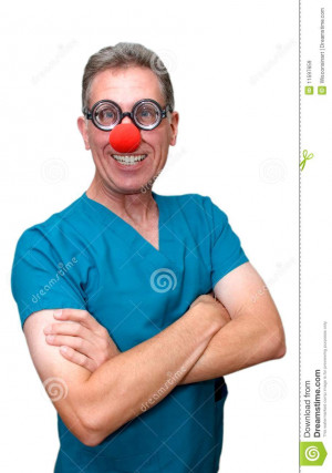 Health Care Issues Funny Doctor Or Nurse Isolated Royalty Free Stock