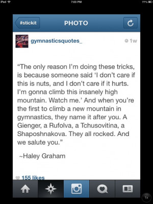 Gymnastics Quotes Stick It Gymnastics, stick it