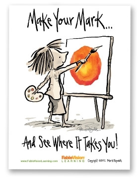 Make your mark... on the classroom wall!