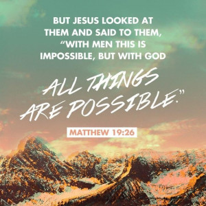 Nothing is impossible with God - Retweet if you agree. pic.twitter.com ...