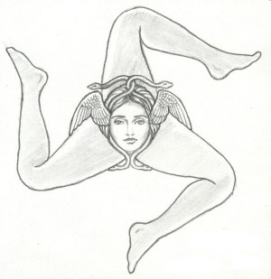 Trinacria Symbol Symbol of sicily trinacria