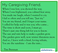 Alzheimer's/Alzheimer's Caregivers/Caregivers