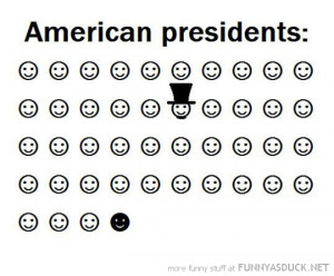 american presidents black hat smiley faces lincoln obama funny pics ...