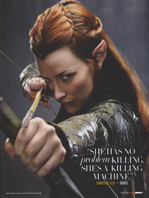 ... from The Hobbit: The Desolation of Smaug including Tauriel and Legolas