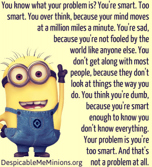 Minion Sad Quotes About Relationships. QuotesGram