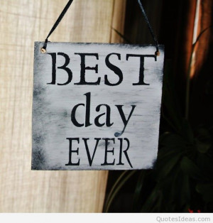 best day ever wedding sign wooden sign 2014 beach wedding quote-f65187
