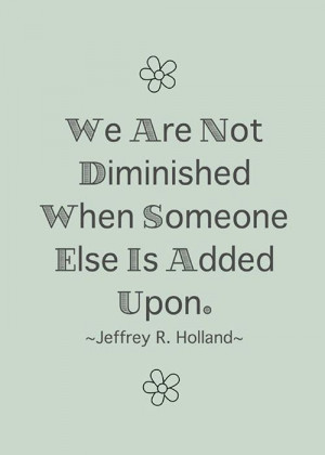 ... when someone else is added upon.