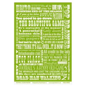 Football quotes poster