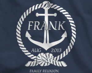 ... Shirts For Reunions Families Cruise Vacation Anchor Shirts