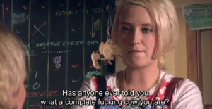 cow, lily loveless, naomi, skins, text