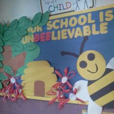 Bulletin board for Entry way and Cubby Room (Spring/Summer) More