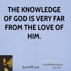 Blaise Pascal Quotes On God