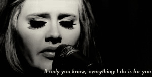 ... , singer, adele, girl, face, quotes, saying | Inspirational pictures
