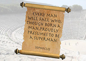 Print-Ancient-Greek-sayings-Sophocles-quotes-A5-Superman-Glossy-or ...