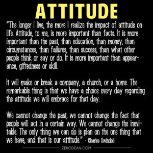 The impact of attitude’