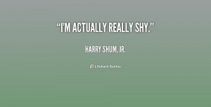Shy Quotes