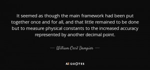 William Cecil Dampier Quotes