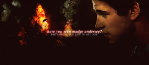 ... The Hunger Games gale hawthorne Catching Fire madge undersee gadge