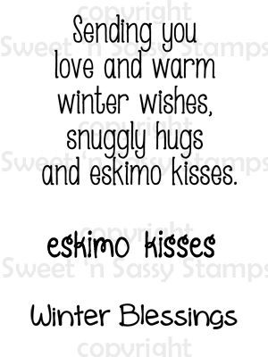 sentiment+stamp+sets | Eskimo Kisses Sentiments Digital Stamp Set ...