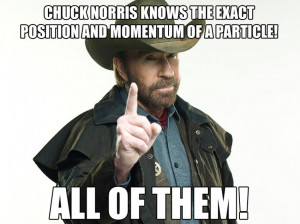 Chuck Norris Certainty Principle