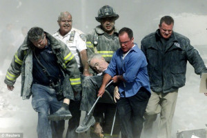 ... FDNY Chaplain, Father Mychal Judge, from one of the World Trade Center
