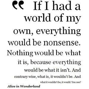 Quote from Alice in Wonderland