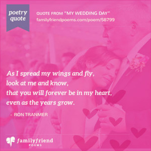 Wedding Day Poems and Quotes
