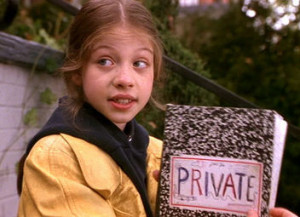 17. Harriet the Spy 's PRIVATE notebook.