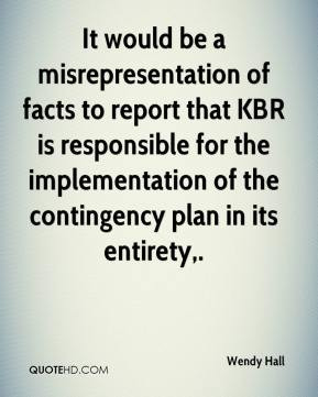 Misrepresentation Quotes