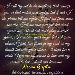 Please Dont Leave Me Quotes Don't ever leave me.