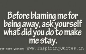 Before Blaming Me – Quotes in English