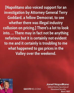 fellow Democrat, to see whether there was illegal industry collusion ...