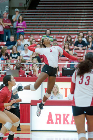Women's volleyball, All-American outside hitter Jasmine Norton