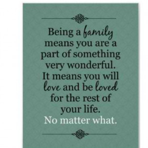 family is not always blood