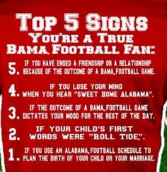 Bama...Roll Tide!