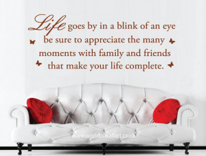 Life Can Change in a Blink of an Eye Quotes