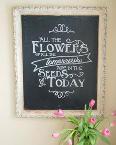Chalk boards and Quotable Quotes