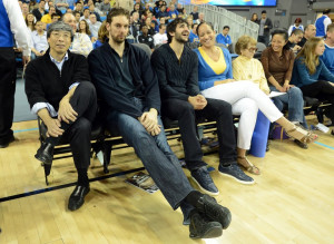 Pau Gasol Looked Miserable At Last Night's UCLA Game