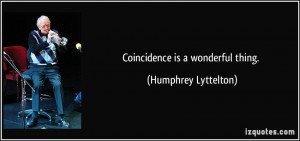 Coincidence Quotes