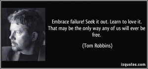 ... love it. That may be the only way any of us will ever be free. - Tom