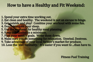 Healthy Weekends