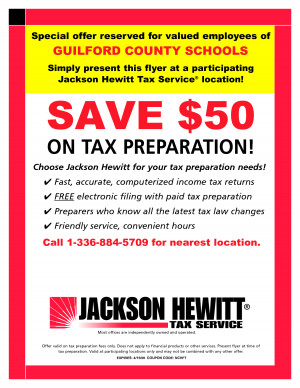 tax preparation flyers templates